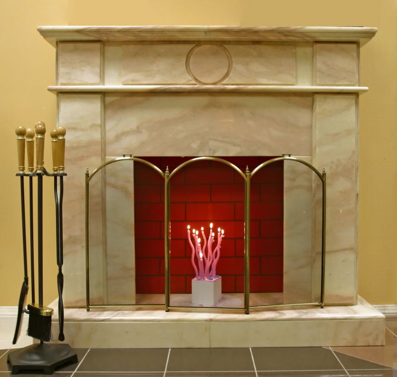 Refreshes fireplace appearance.